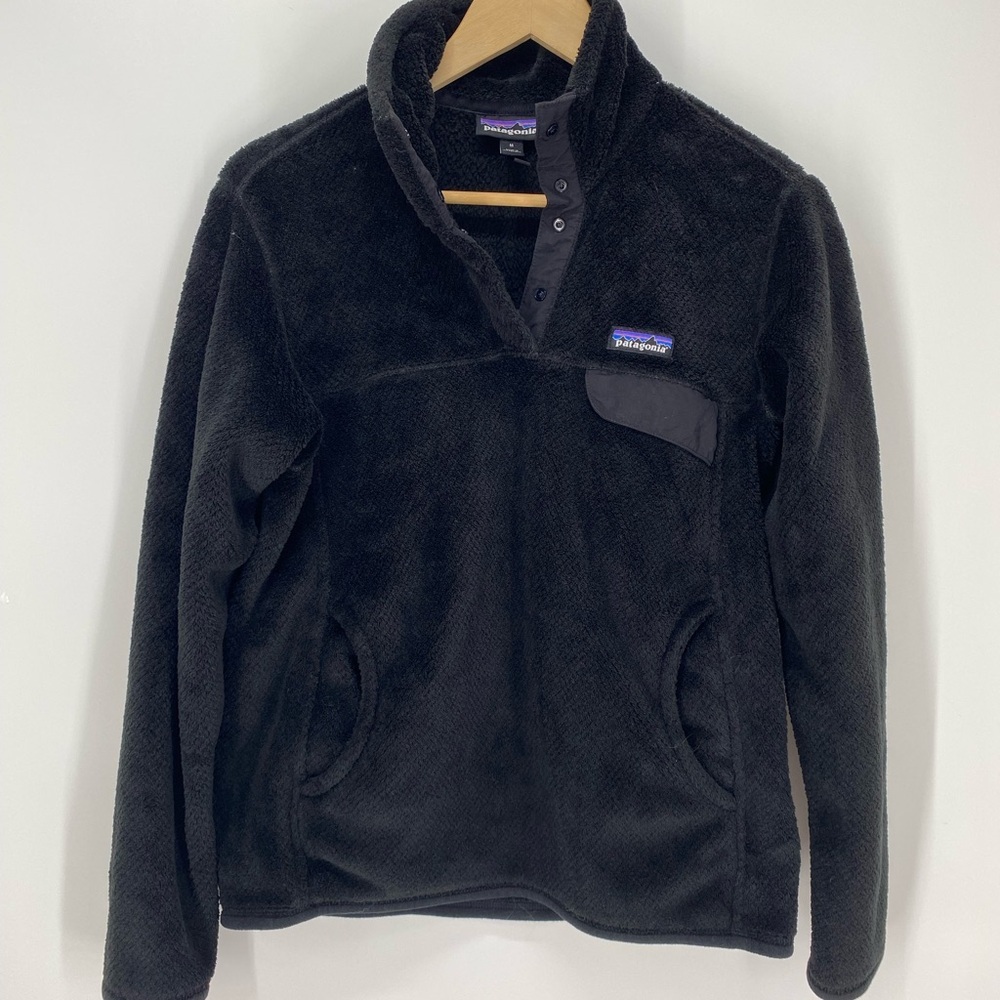 PATAGONIA Polartec Fleece Pullover Snap Sweater Jacket - Picture 3 of 7